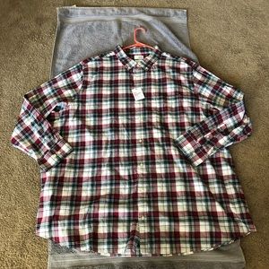 Sonoma Mens Big&Tall Long Sleeve Shirt Size 4xb